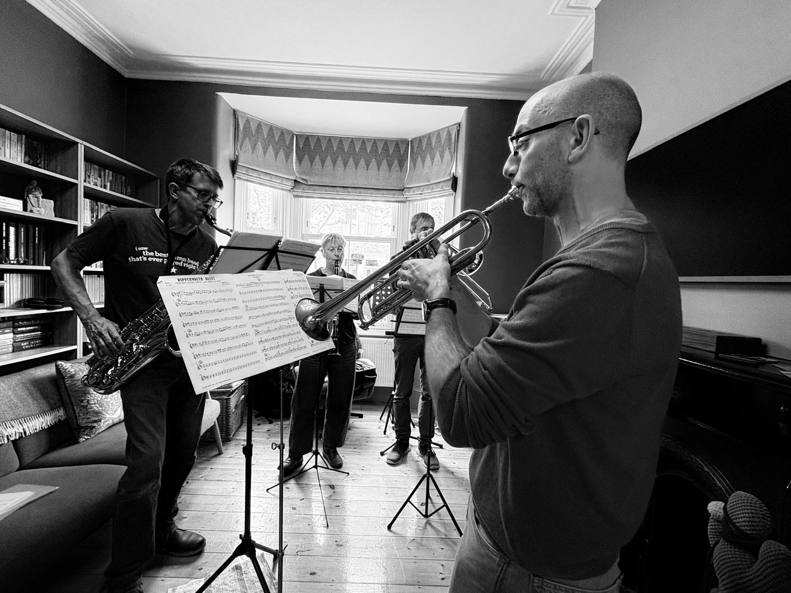 Rehearsal, front line