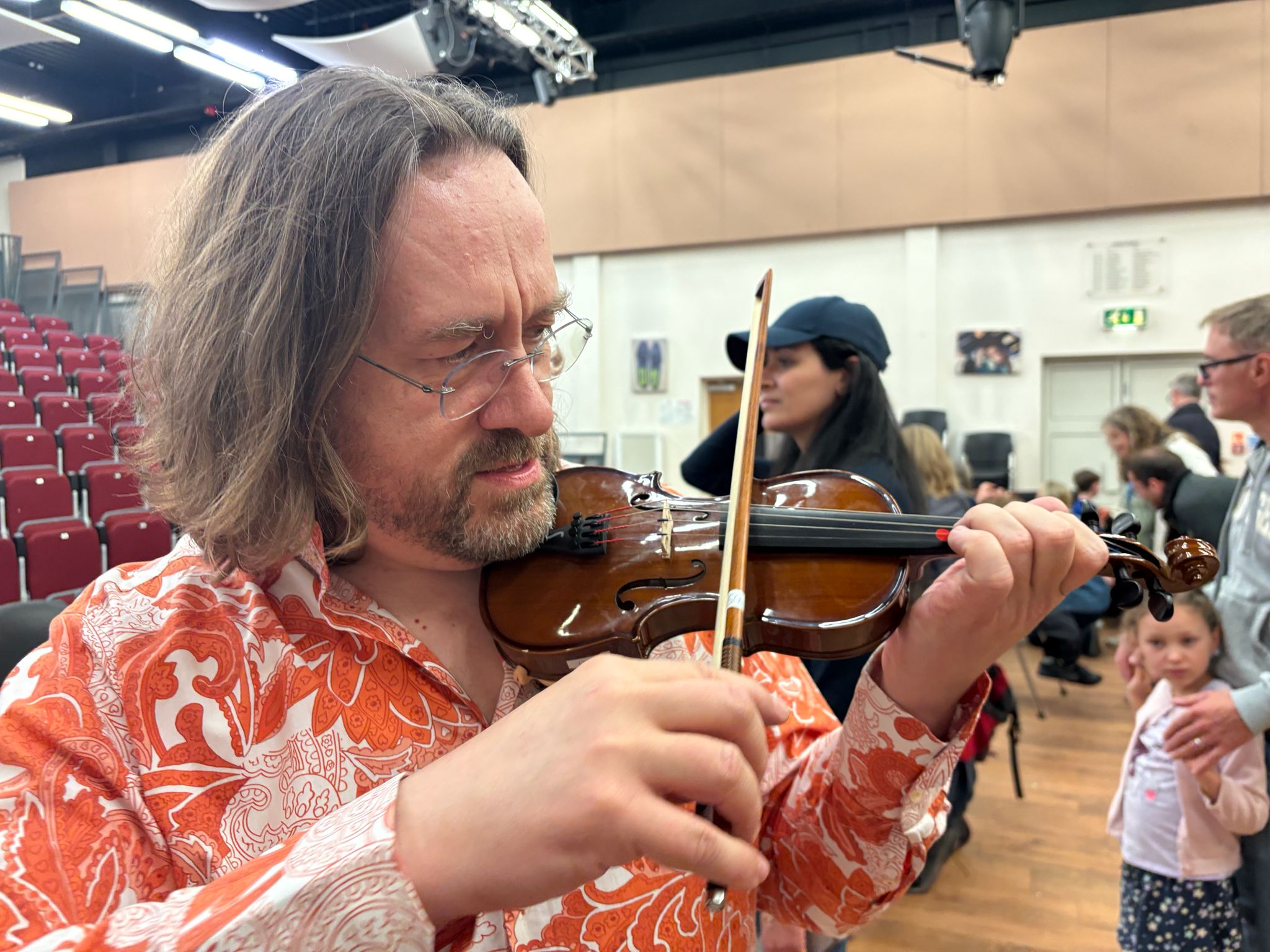 Jamie's tiny violin