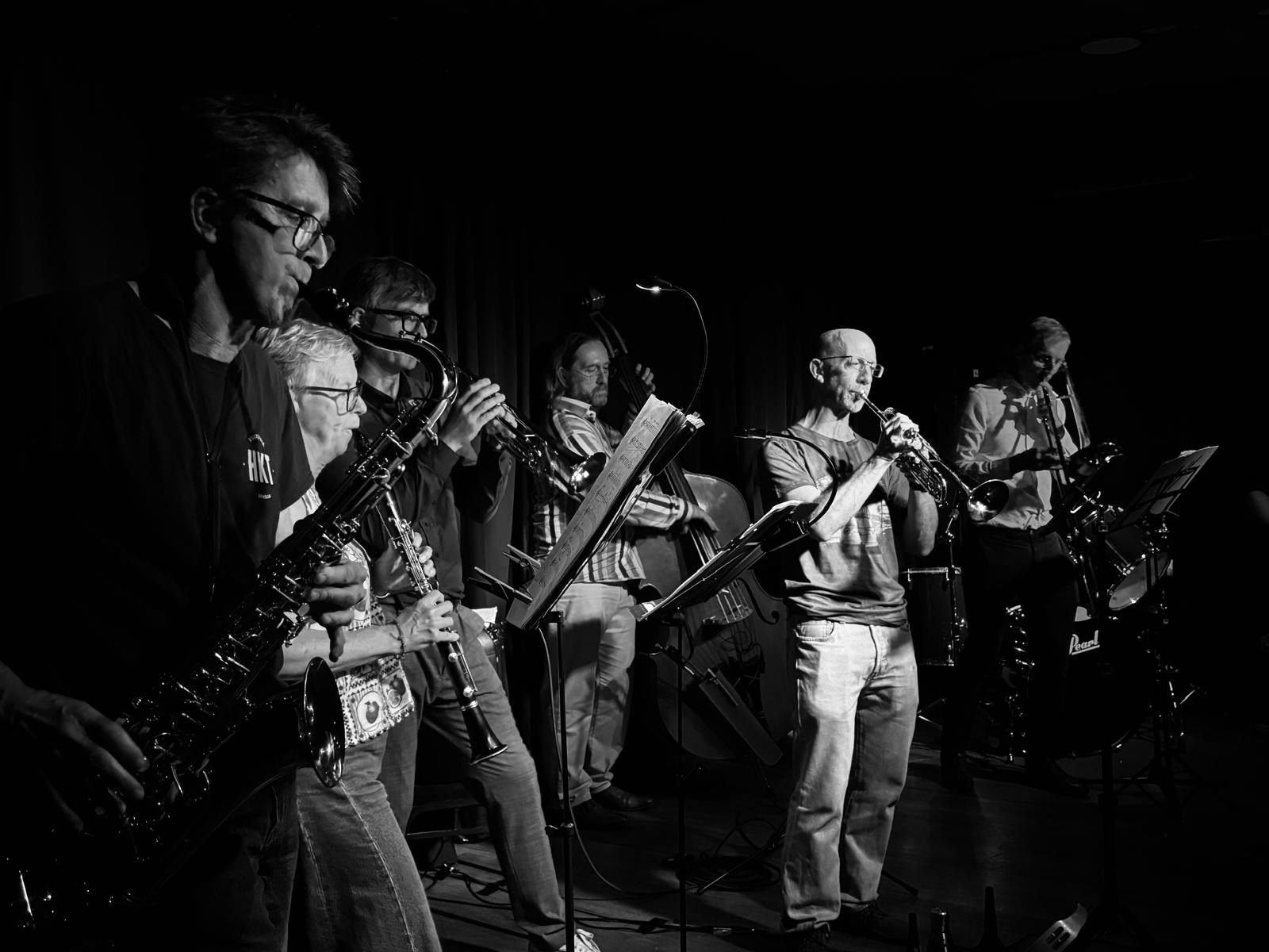 The Ealing Very Senior Hot Jazz Orchestra performing live